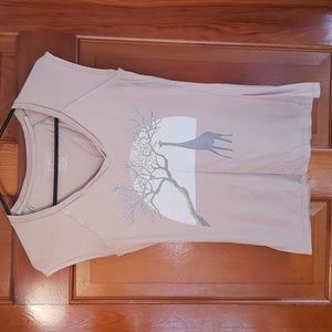 African Sunset Cap Sleeve Tee